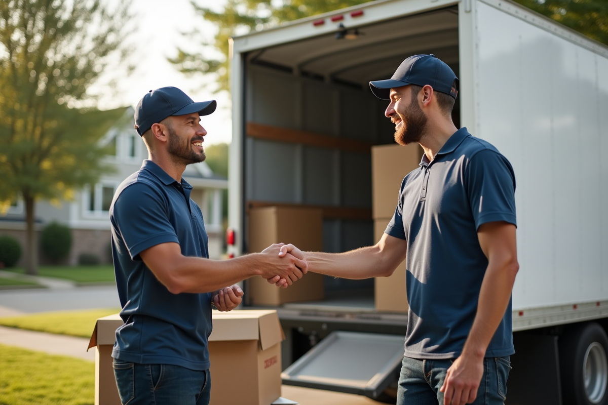 camion déménagement