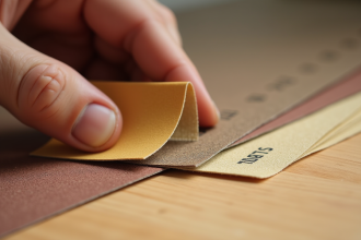Choisir le bon grain de papier pour un ponçage efficace